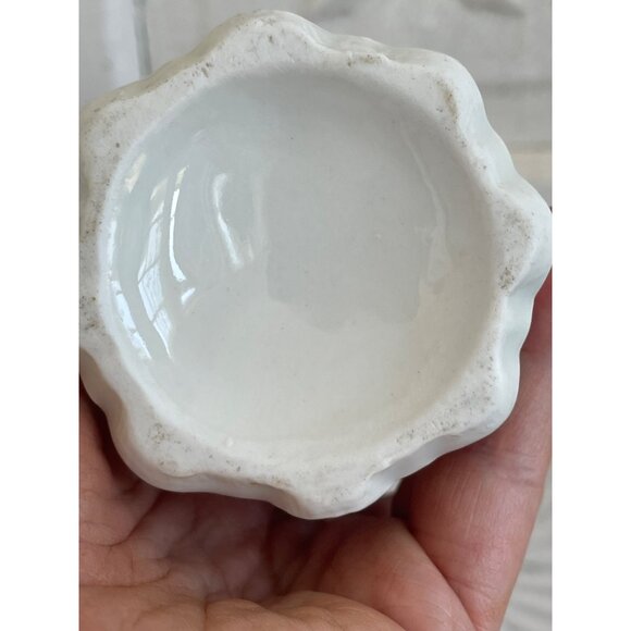 Antique Porcelain Vase With Fair Girl in a Flower - Picture 2 of 8